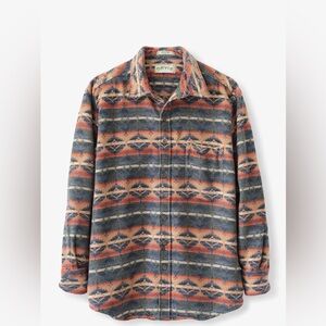 Orvis Southwestern Jacquard Flannel Shirt Jacket – XL